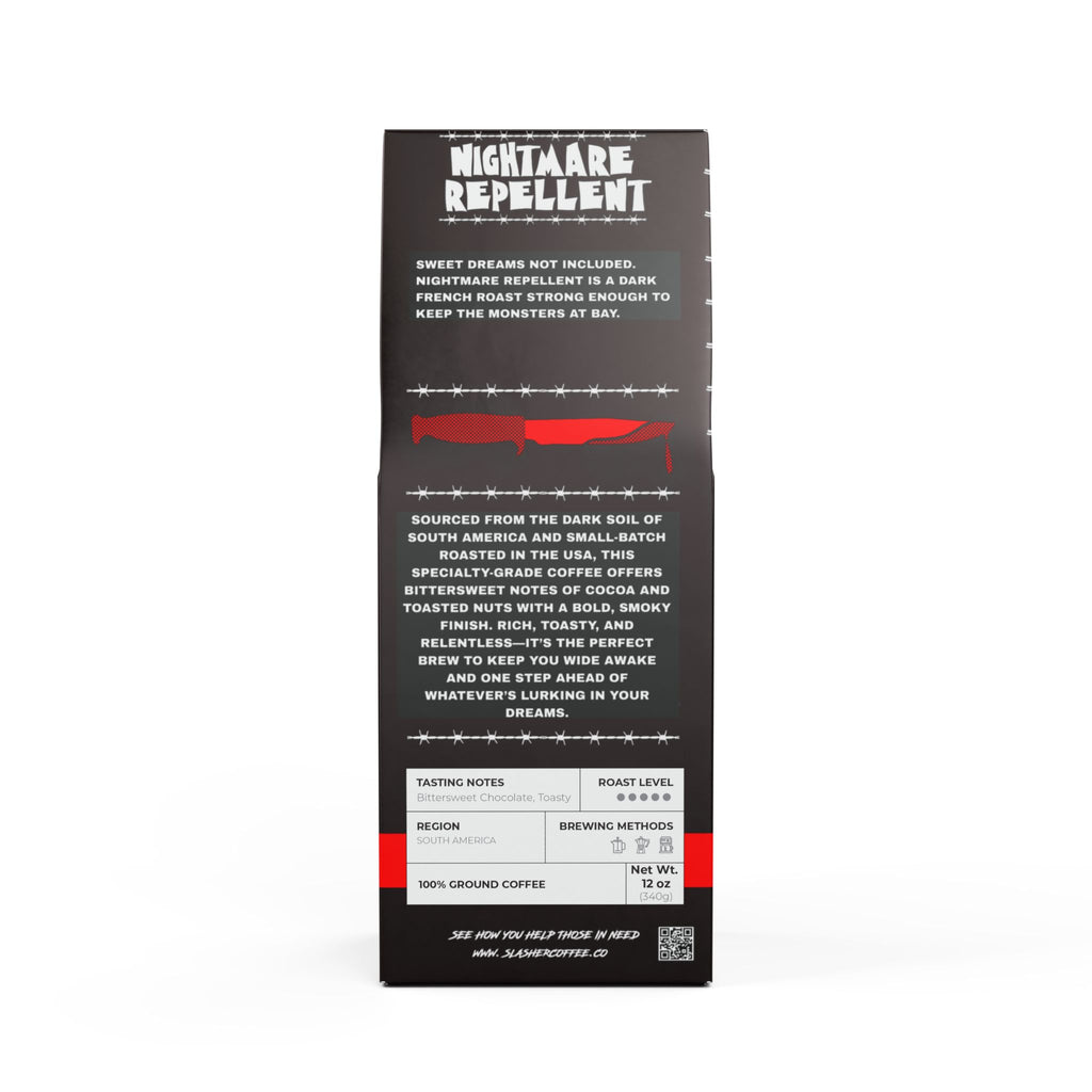 Nightmare Repellent Ground Coffee (Dark Roast)