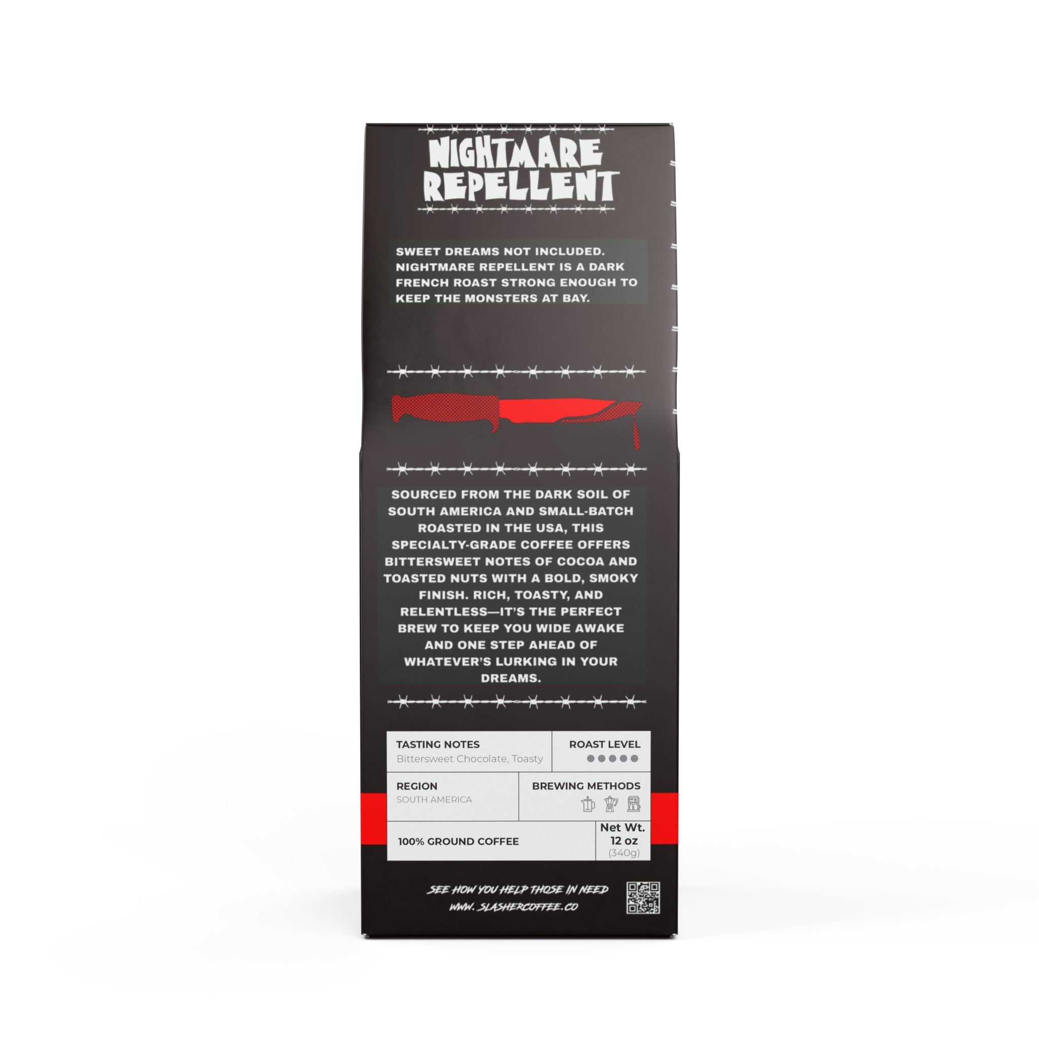 Nightmare Repellent Ground Coffee (Dark Roast)
